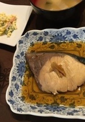 [防災・非常食]ポリ袋でブリの照り煮-レシピのメイン写真
