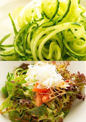 お助けQちゃん　ベジヌードル冷やし担々麺-レシピのメイン写真