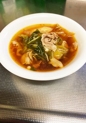 キャベツのキムチ豚汁-レシピのメイン写真