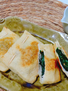納豆入り焼き油揚げ-レシピのメイン写真