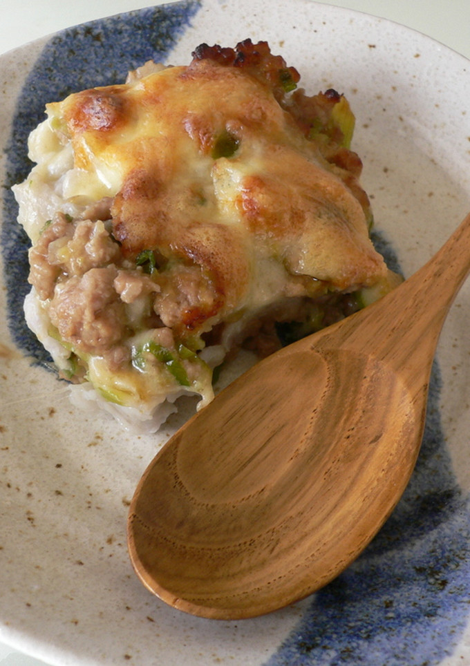 もちもち♪里芋と肉味噌のチーズ焼き-レシピのメイン写真