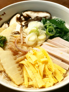 発酵筍(メンマ)と椎茸のだしの煮麺-レシピのメイン写真