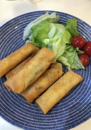 筍の春巻き!新玉ねぎ入り-レシピのメイン写真