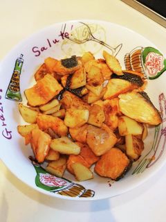 鮭とじゃがいもの甘辛炒め-レシピのメイン写真
