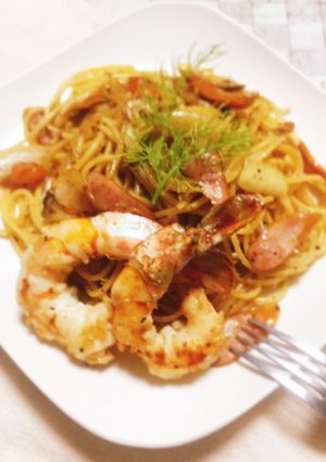 絶望のパスタ脱出ペペロンチーノ-レシピのメイン写真