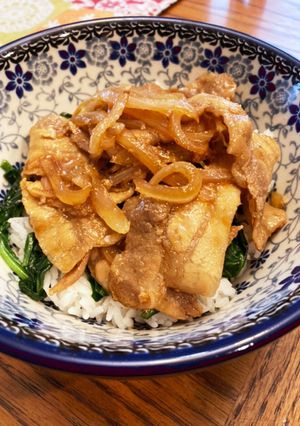 簡単！美味しい！豚バラ丼ぶり-レシピのメイン写真