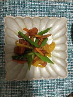 アスパラ、ベーコンのカレー炒め-レシピのメイン写真