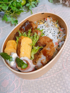 高校2年女子お弁当♥2021.04.28-レシピのメイン写真