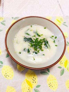 パパっと!豆乳にゅうめん-レシピのメイン写真