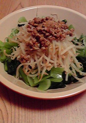小松菜ともやしの納豆サラダ-レシピのメイン写真
