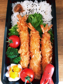 冷凍エビフライ弁当に入れました♪-レシピのメイン写真