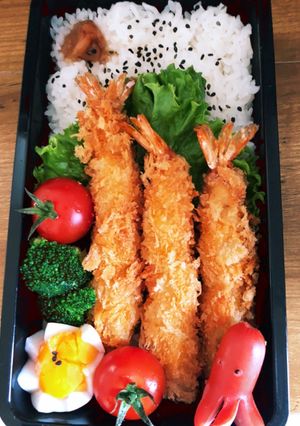 冷凍エビフライ弁当に入れました♪-レシピのメイン写真