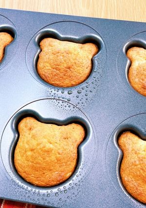 簡単でちょっと身体想いの　バナナマフィン-レシピのメイン写真