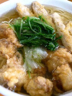 絶品★山椒香る鶏天うどん-レシピのメイン写真