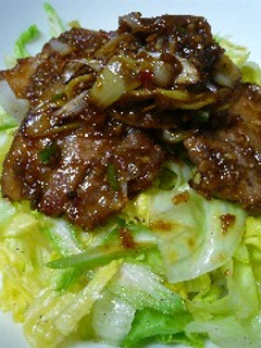 自家製焼肉たれ★レタスたっぷり焼肉丼-レシピのメイン写真