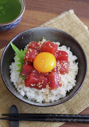 調味料３つだけ！簡単マグロユッケ丼-レシピのメイン写真
