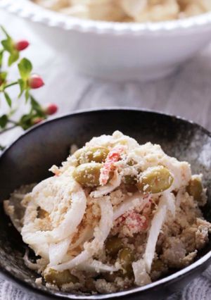 お箸が止まらない♪枝豆のおからサラダ-レシピのメイン写真