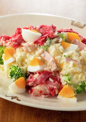 ビーツポテトサラダ-レシピのメイン写真