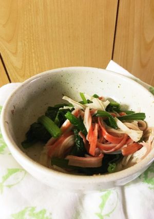 ほうれん草とカニカマ-レシピのメイン写真