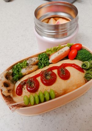 女子高生のお弁当(2021.4.28)-レシピのメイン写真