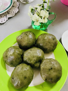 蒸し器なし!簡単よもぎ饅頭-レシピのメイン写真
