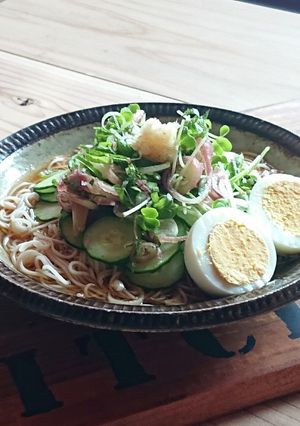 薬味てんこ盛り★冷やし素麺-レシピのメイン写真