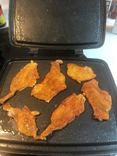 クッキングーでパリパリ鶏皮せんべい-レシピのメイン写真