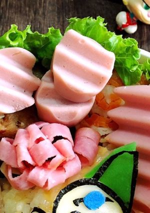 可愛いおかず魚肉ソーセージ-レシピのメイン写真