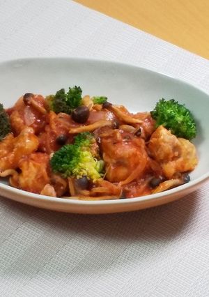 【美人レシピ】鶏のトマト煮-レシピのメイン写真