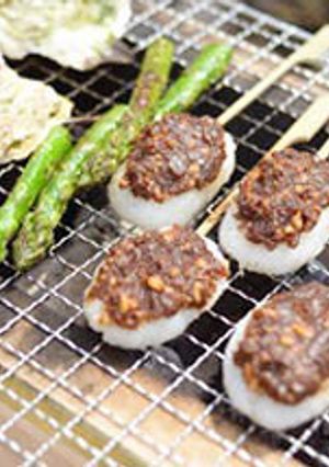 レーズン入り胡桃味噌の五平餅-レシピのメイン写真