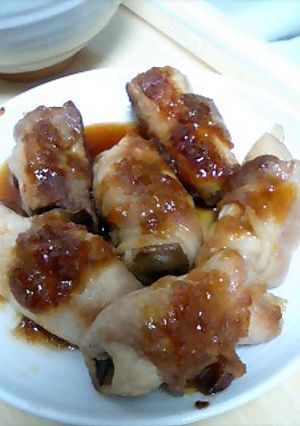 エリンギとシメジの肉巻き(おろしだれ)-レシピのメイン写真