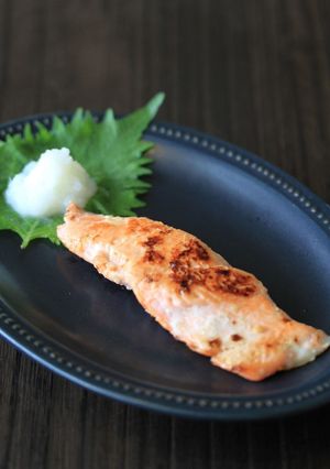 ふっくら！鮭の甘酒味噌漬け焼き-レシピのメイン写真
