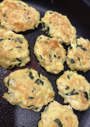 手づかみ離乳食☆チーズハンバーグ-レシピのメイン写真