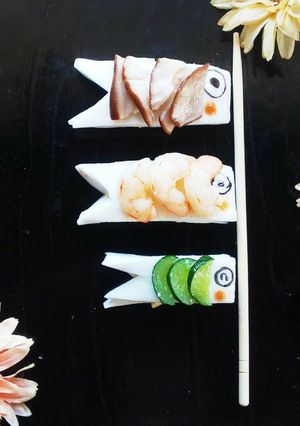 はんぺんで 鯉のぼり-レシピのメイン写真