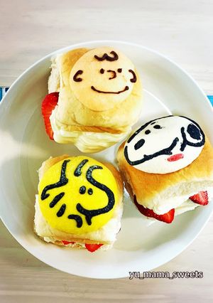 デコちぎりメロンパンマリトッツオ風-レシピのメイン写真