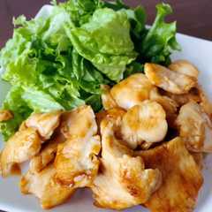 รูปของ 鶏胸肉の簡単照り焼き