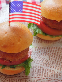 スパイシーミニハムカツバーガー-レシピのメイン写真