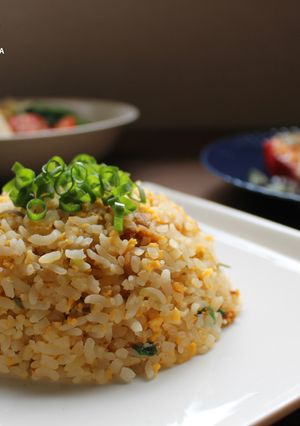 青パパイア金山寺味噌チャーハン-レシピのメイン写真