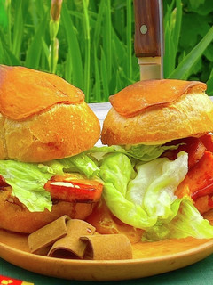 スパムのテリヤキバーガー-レシピのメイン写真