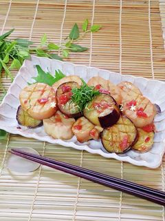 ♡なす&エリンギの梅バター炒め♡-レシピのメイン写真
