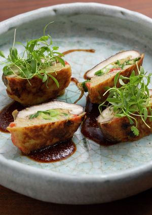 椎茸のビーフンお好み焼き-レシピのメイン写真