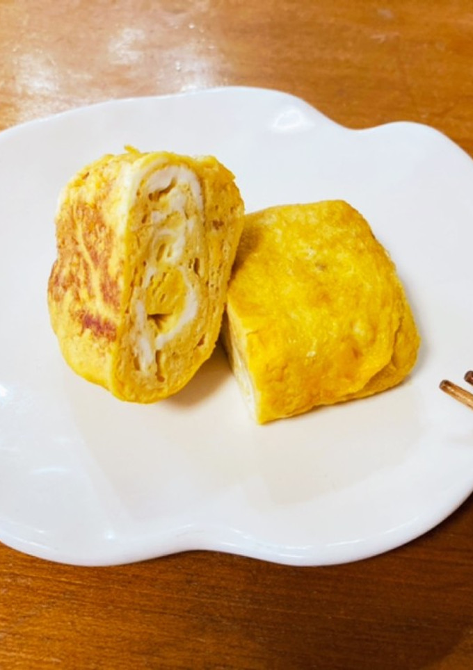 卵一個の卵焼き-レシピのメイン写真