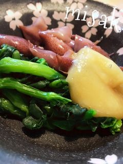 春が旬☆菜の花とホタルイカの辛子酢味噌-レシピのメイン写真