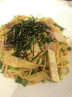 旬の筍、和風パスタ-レシピのメイン写真