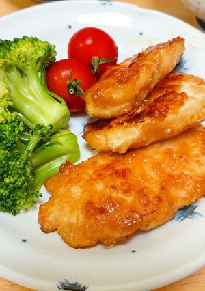ごはんがすすむ★鶏胸肉のにんにく味噌-レシピのメイン写真