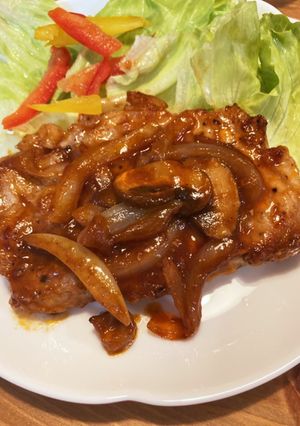 簡単☆豚ロースのポークチャップ-レシピのメイン写真