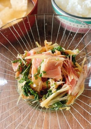 本マグロ、茗荷、大葉の健康和え-レシピのメイン写真