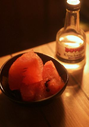 オトナスイーカ(熟れ過ぎた西瓜の食べ方)-レシピのメイン写真
