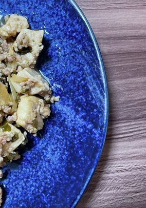 野沢菜漬と豆腐のうま煮-レシピのメイン写真