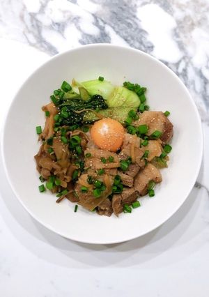 やみつきスタミナ飯♪豚の角煮丼-レシピのメイン写真